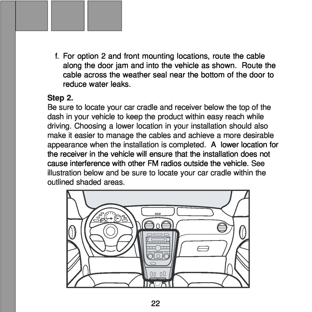 XM Satellite Radio XMC10 manual Step 