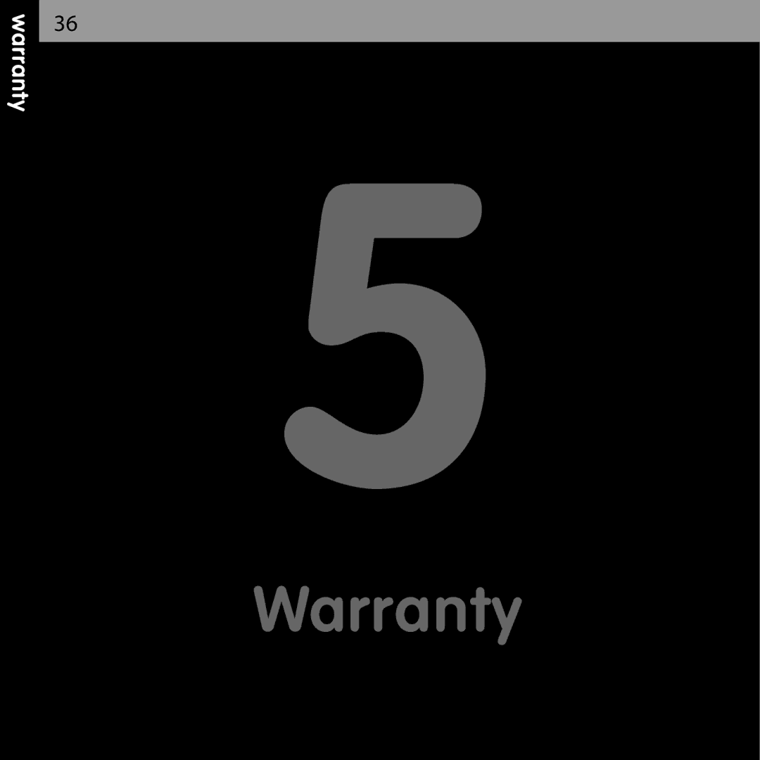 XM Satellite Radio XMCK-5P manual Warranty 