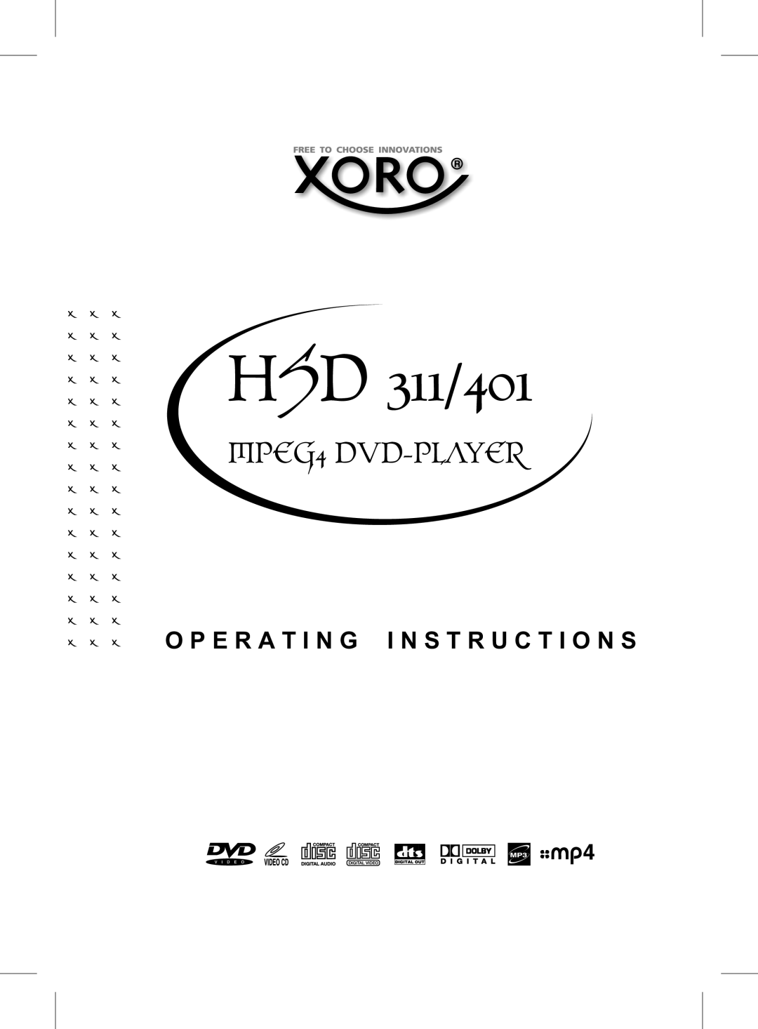 Xoro manual MPEG4 DVD-PLAYER 