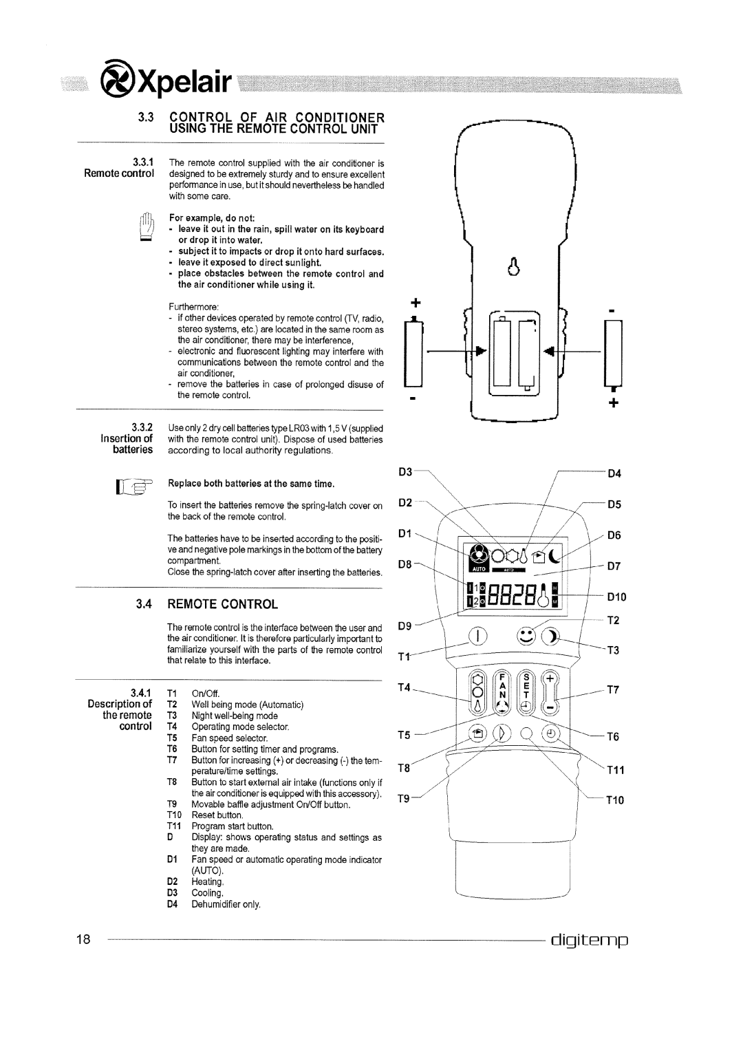 Xpelair 91173AA, 91154AA, 91175AA, 91174AA manual 