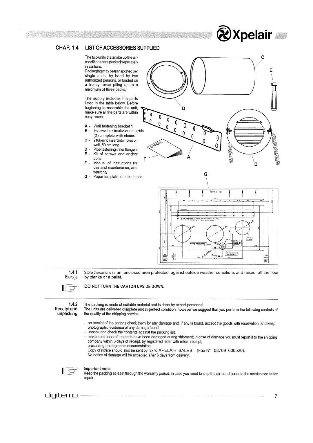 Xpelair 91174AA, 91154AA, 91175AA, 91173AA manual 