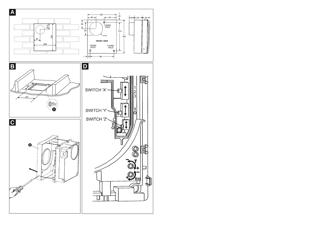 Xpelair DX200T, CF20T operating instructions 