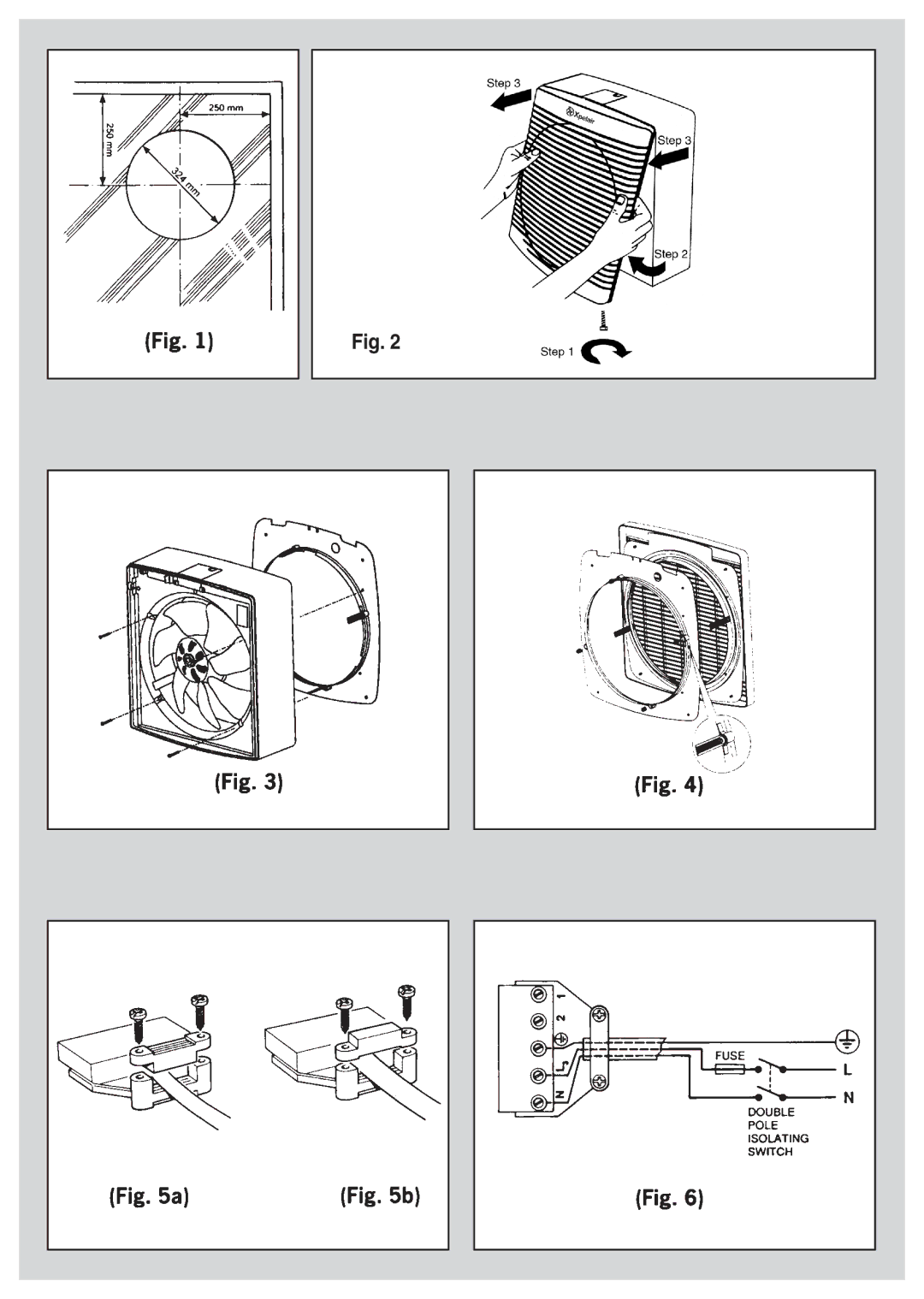 Xpelair GX12 manual 