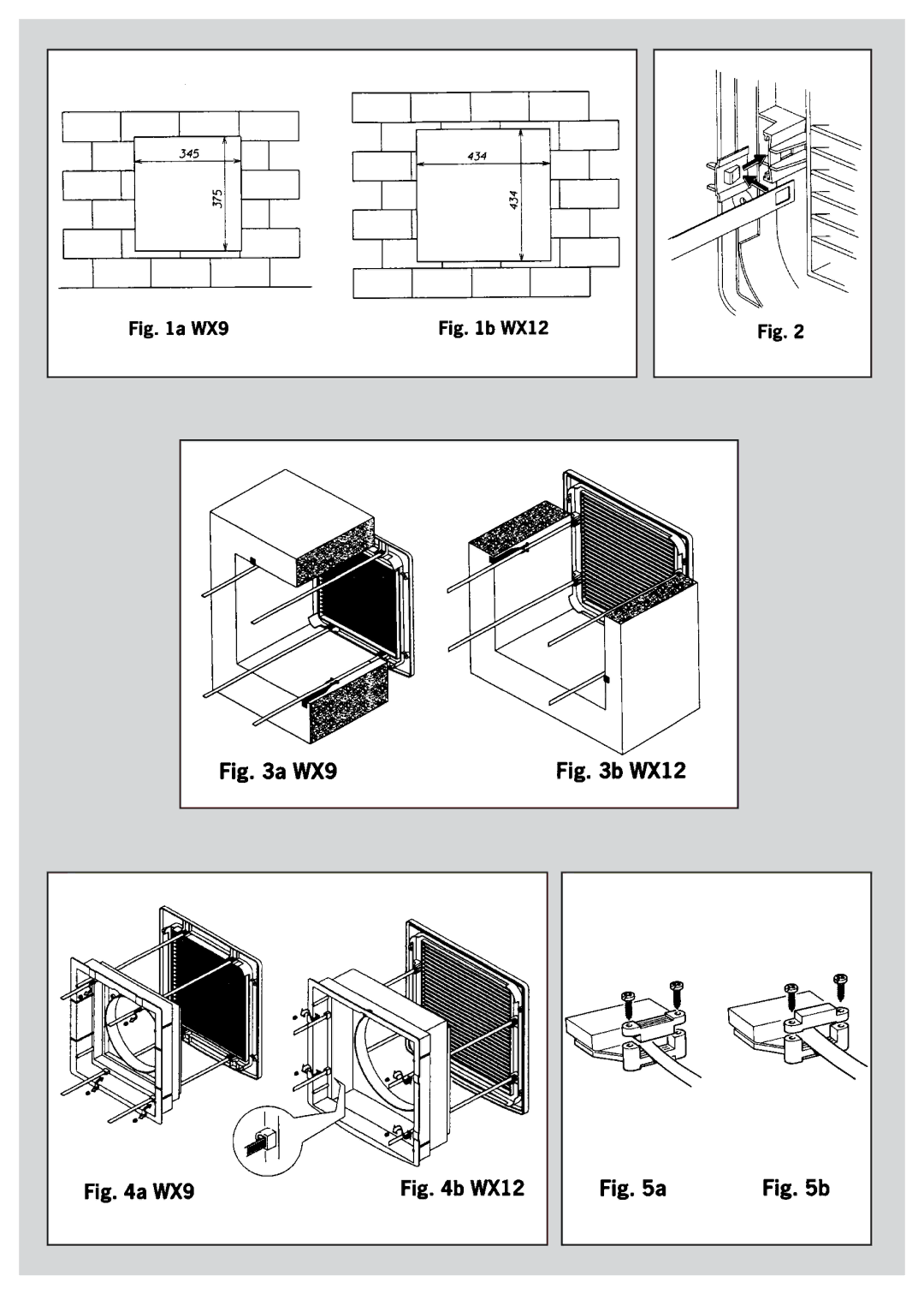 Xpelair WX9, WX12 operating instructions 