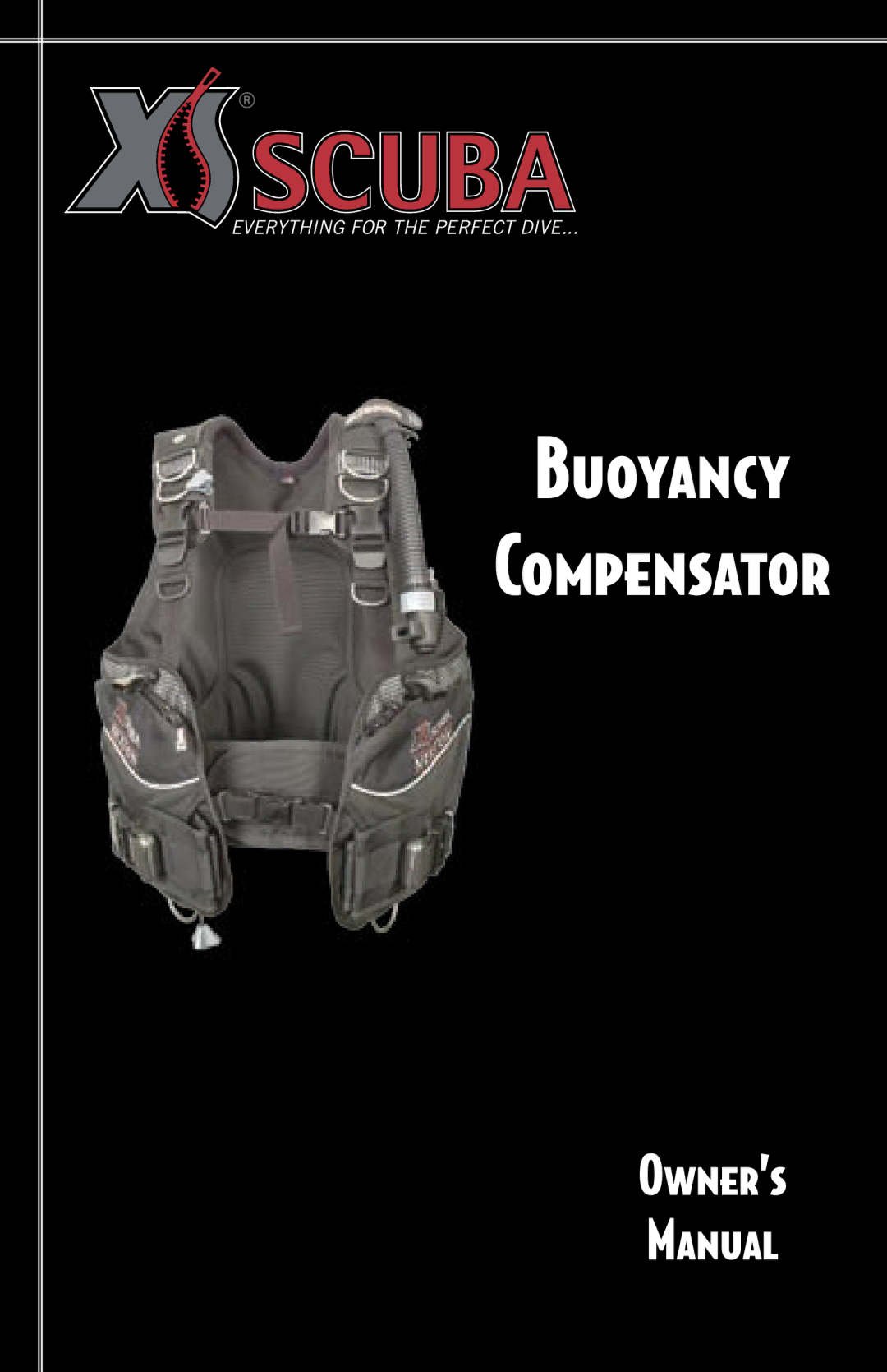 XS Scuba Buoyancy Compensator manual 