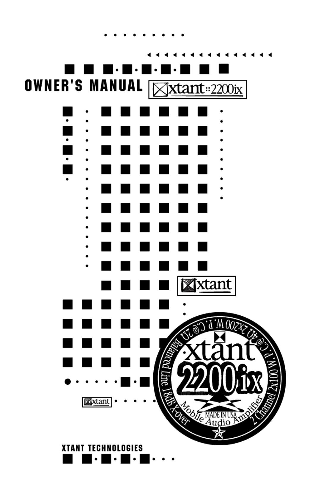 Xtant 2200ix manual 