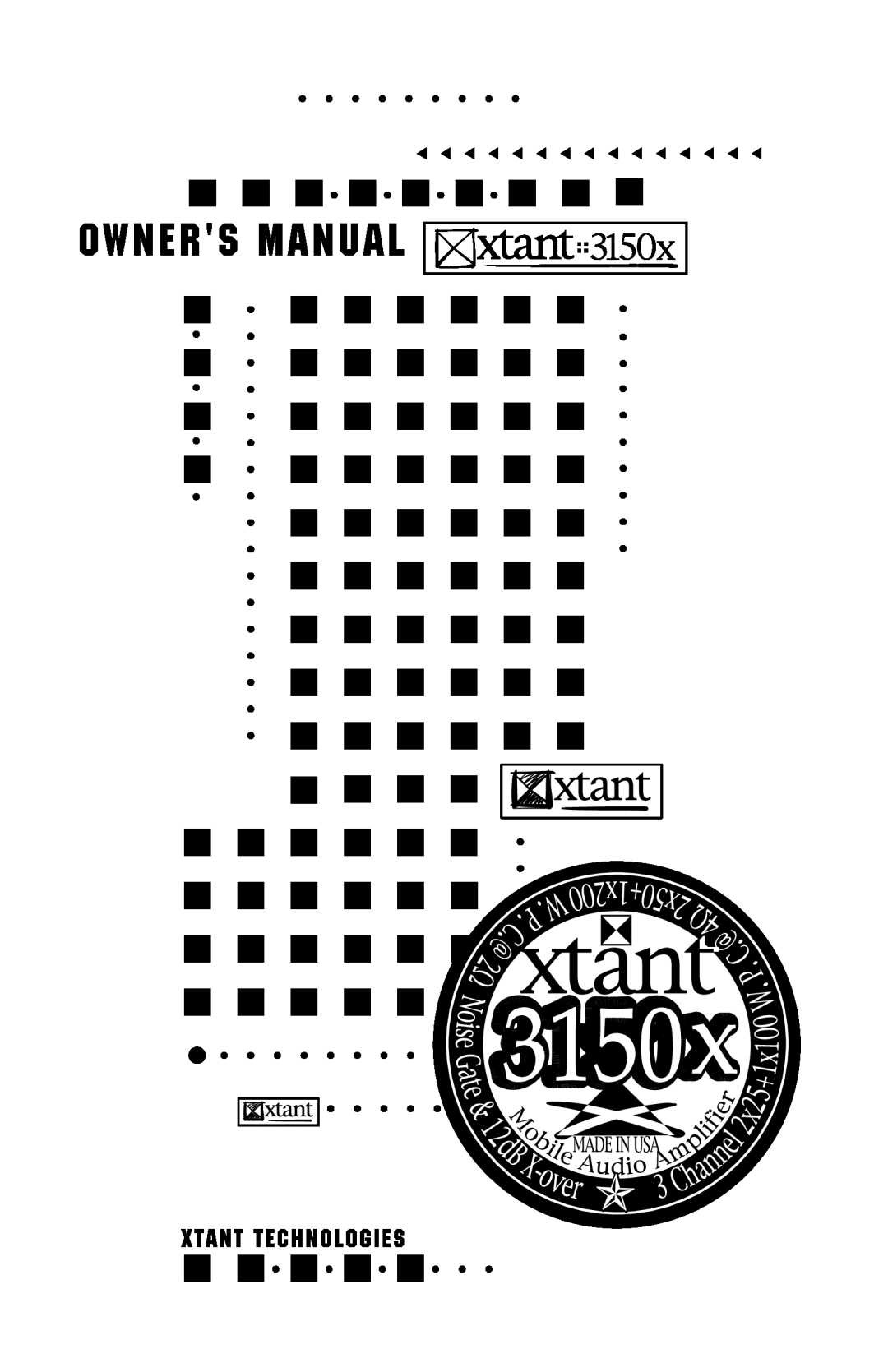 Xtant 3150X manual 
