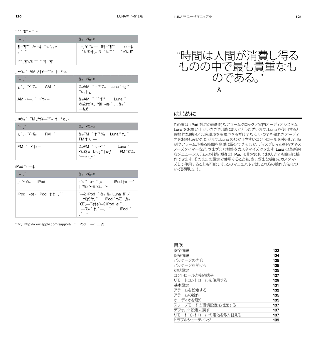 XtremeMac Room Audio System user manual 122, 124, 125, 127, 129, 131, 132, 135, 137, 139 