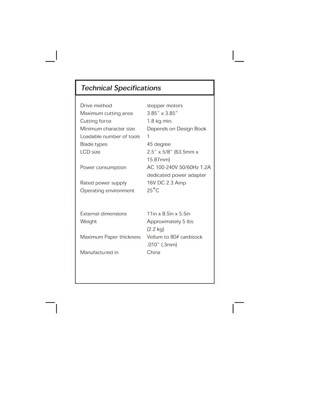 Xyron None manual 