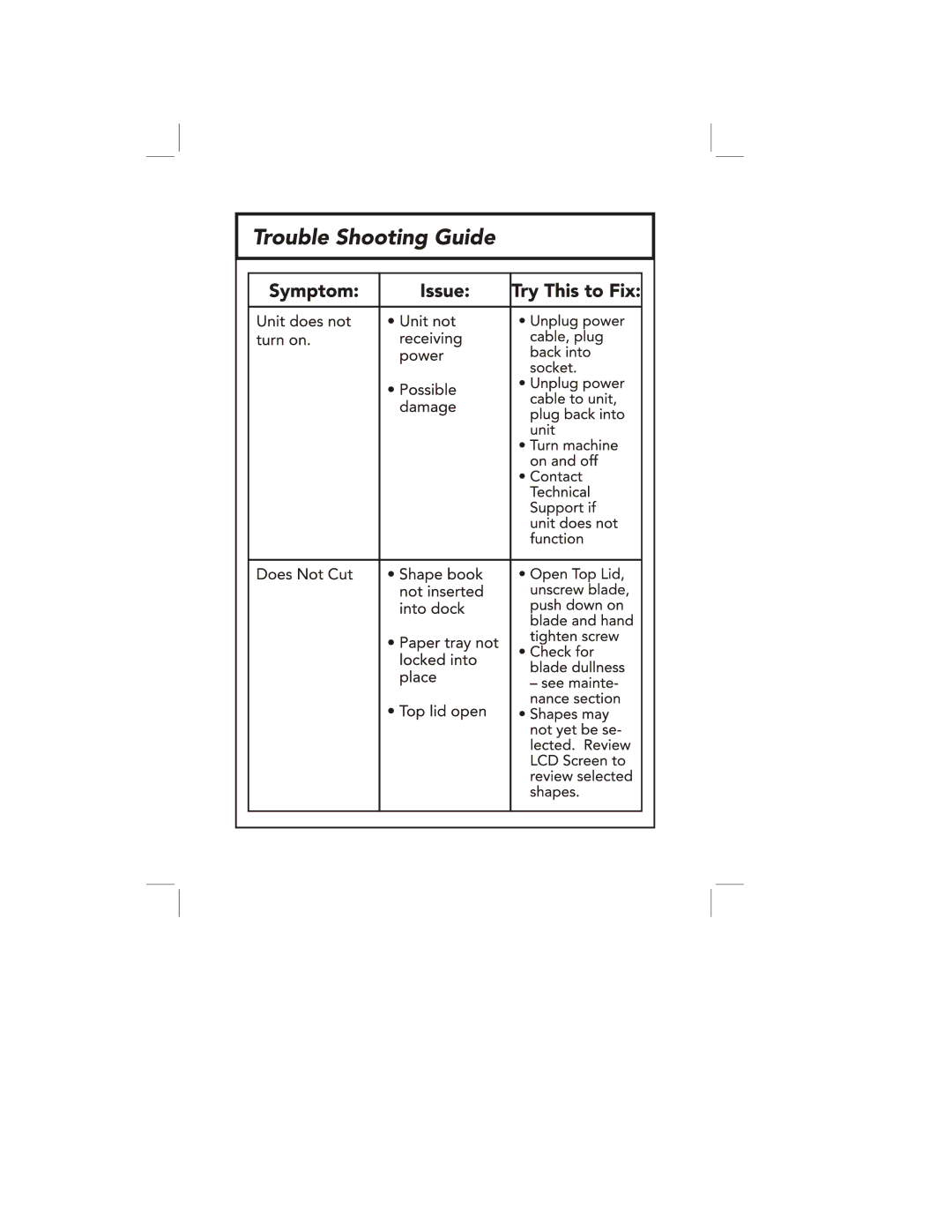 Xyron None manual 