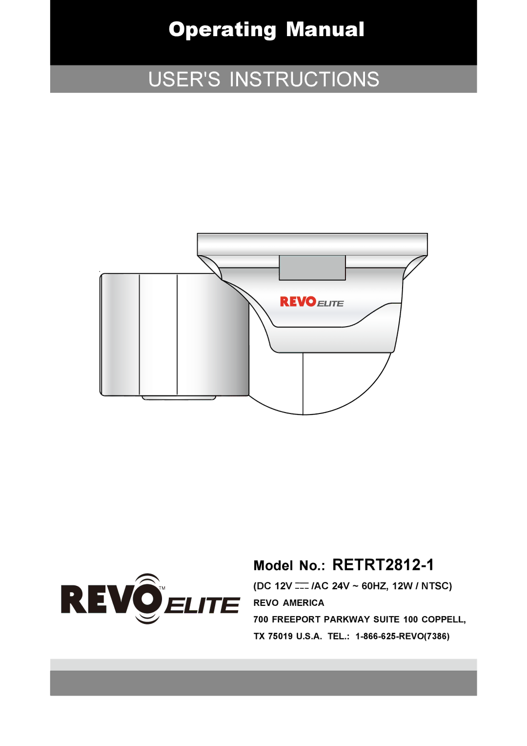 Yahee RETRT2812-1 manual Operating Manual 