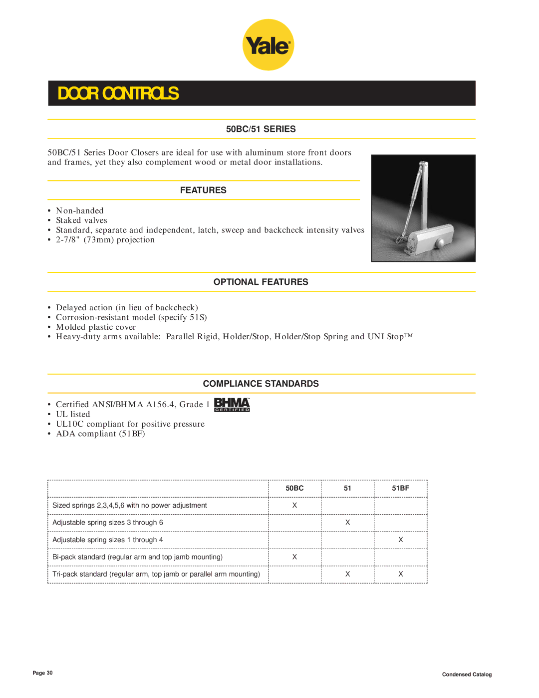 Yale 400 4400 manual 50BC/51 Series, 50BC 51BF 