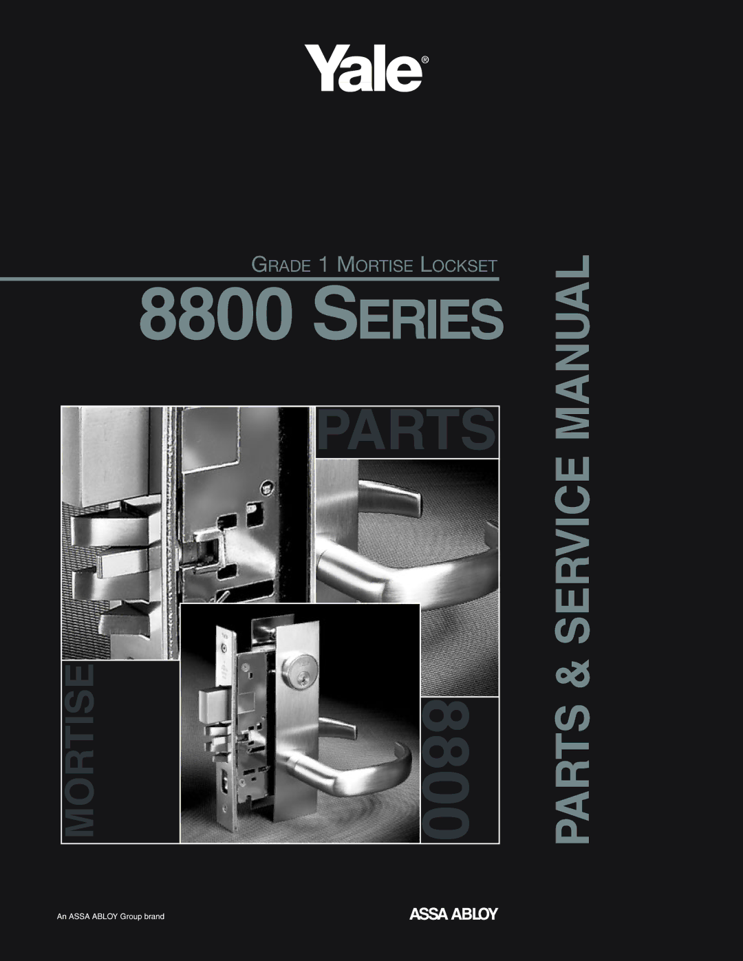 Yale 8800 SERIES manual Series 