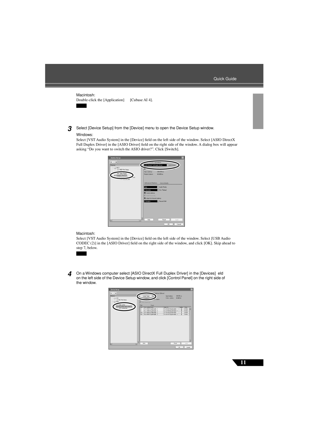 Yamaha Audiogram 3 owner manual Double-click the Application → Cubase AI 