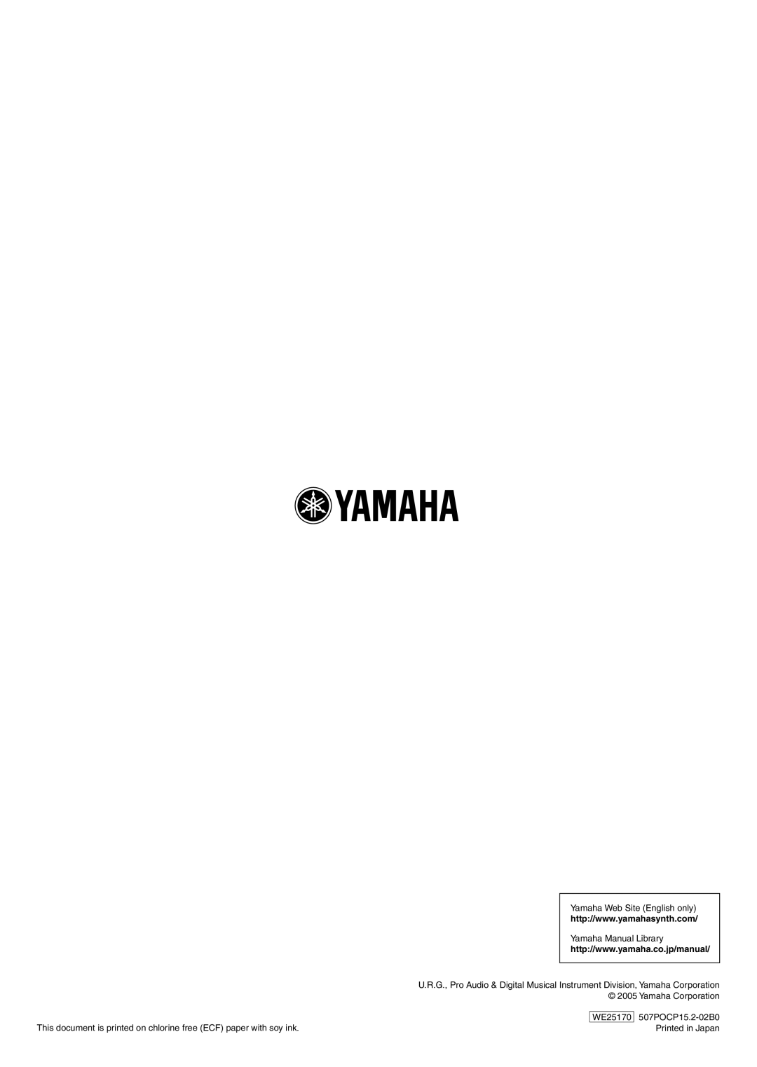 Yamaha AW2400 owner manual 