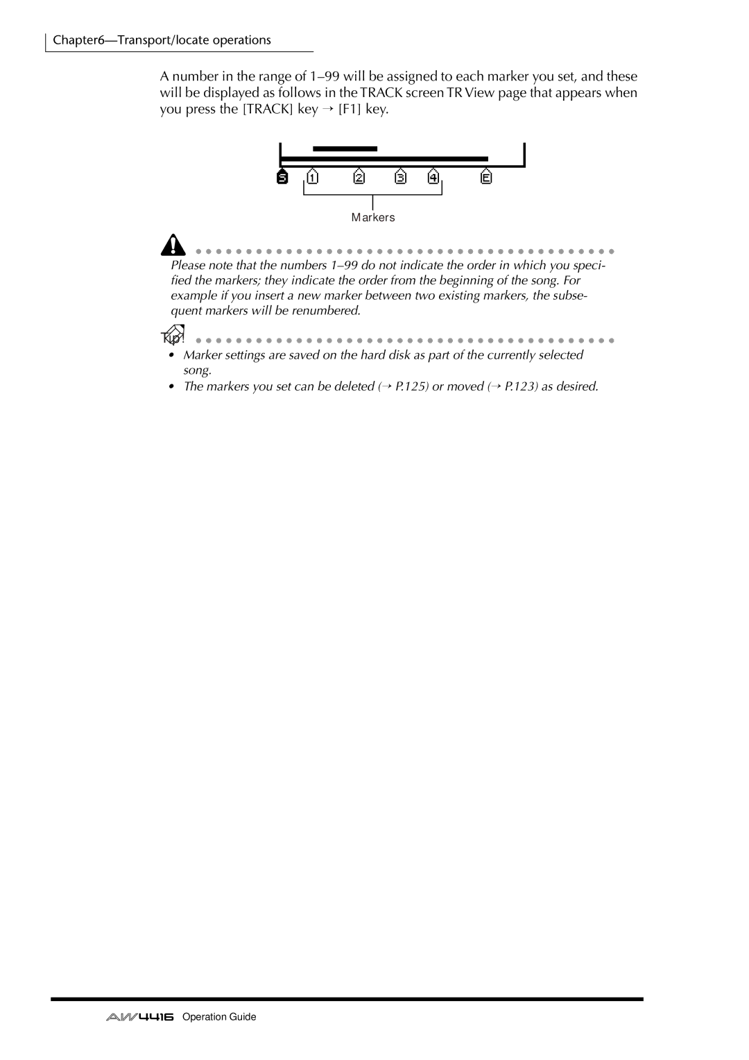 Yamaha AW4416 manual 122 