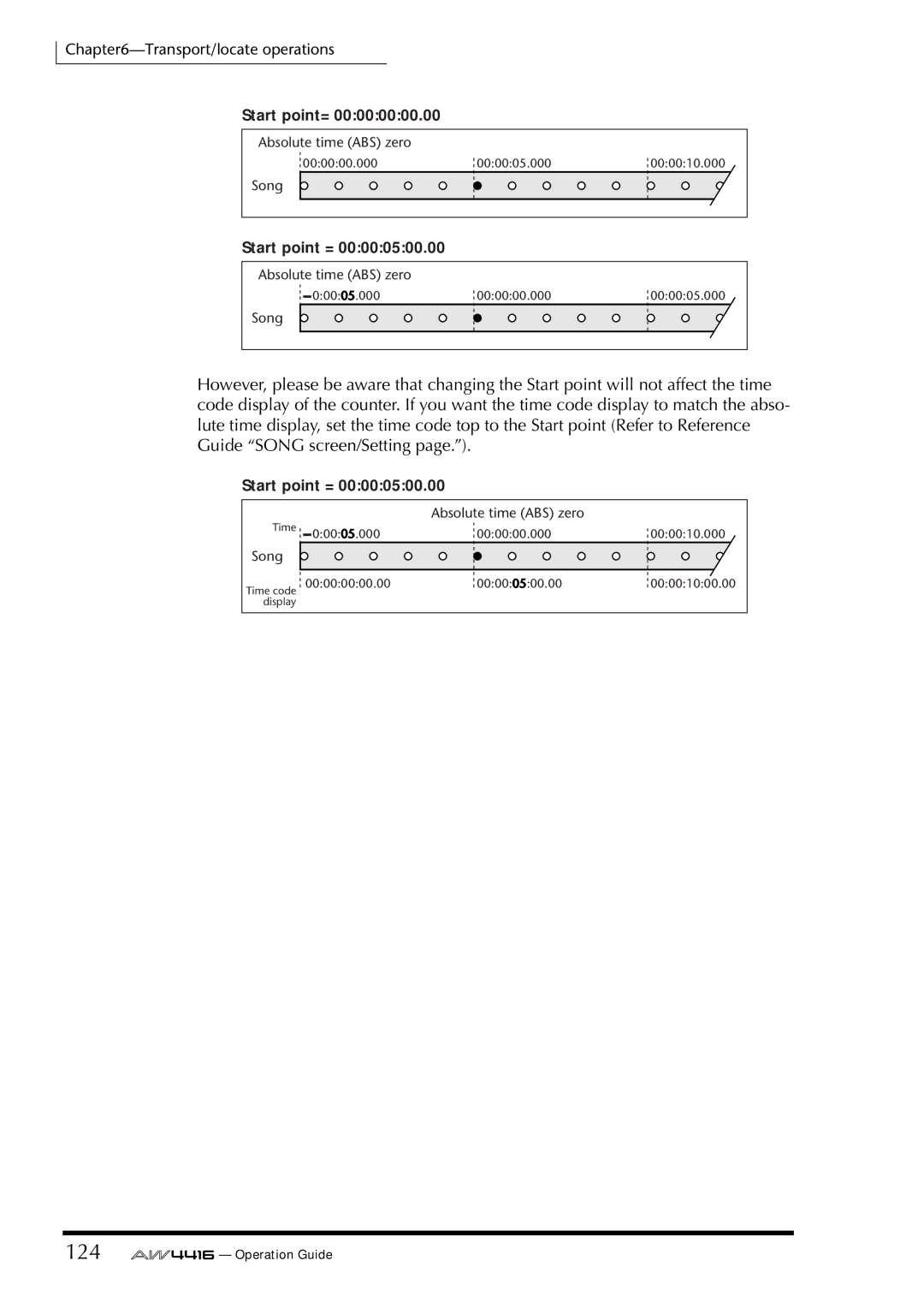 Yamaha AW4416 manual 124 