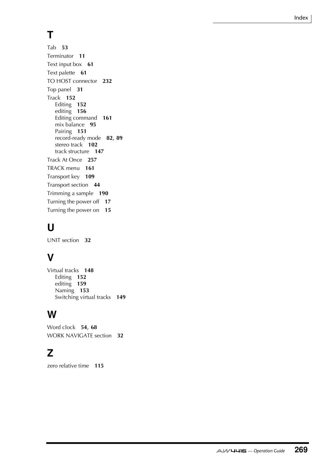 Yamaha AW4416 manual 156 