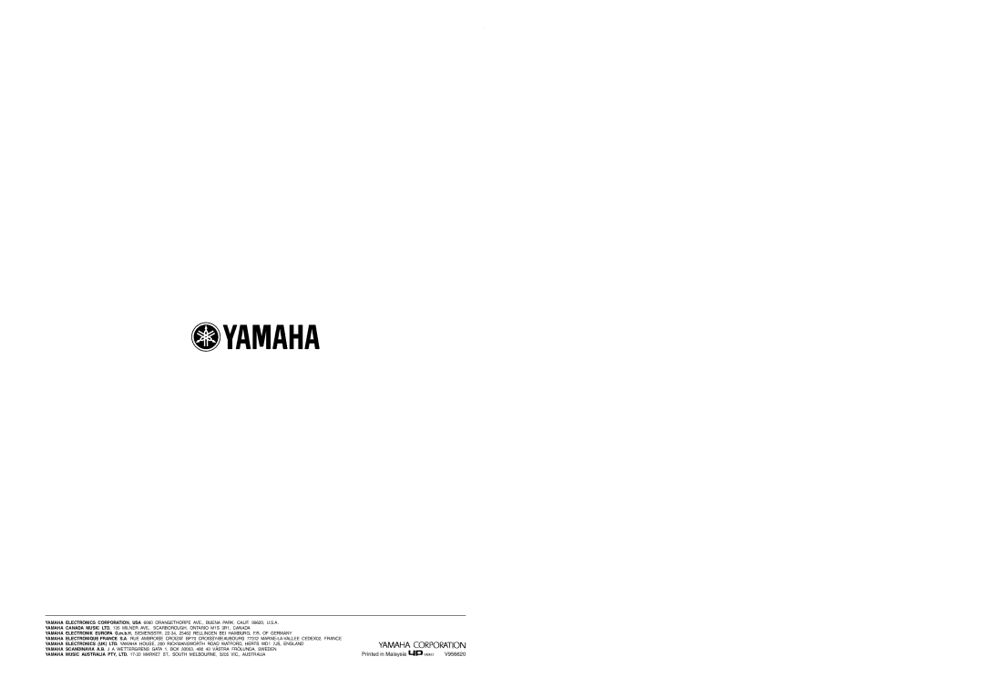 Yamaha CDR-HD1300E owner manual V956620 