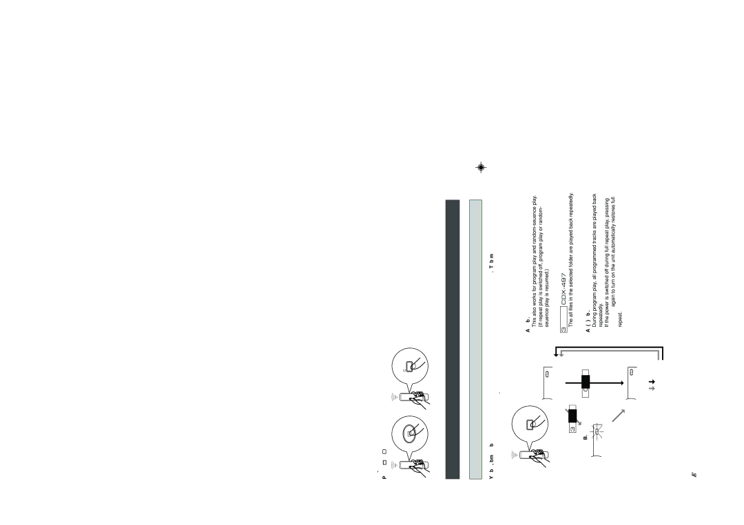 Yamaha CDX-397, CDX-97 owner manual RANDOM-SEQUENCE Play, Repeat Play, 12 En, Repeat a selected item 