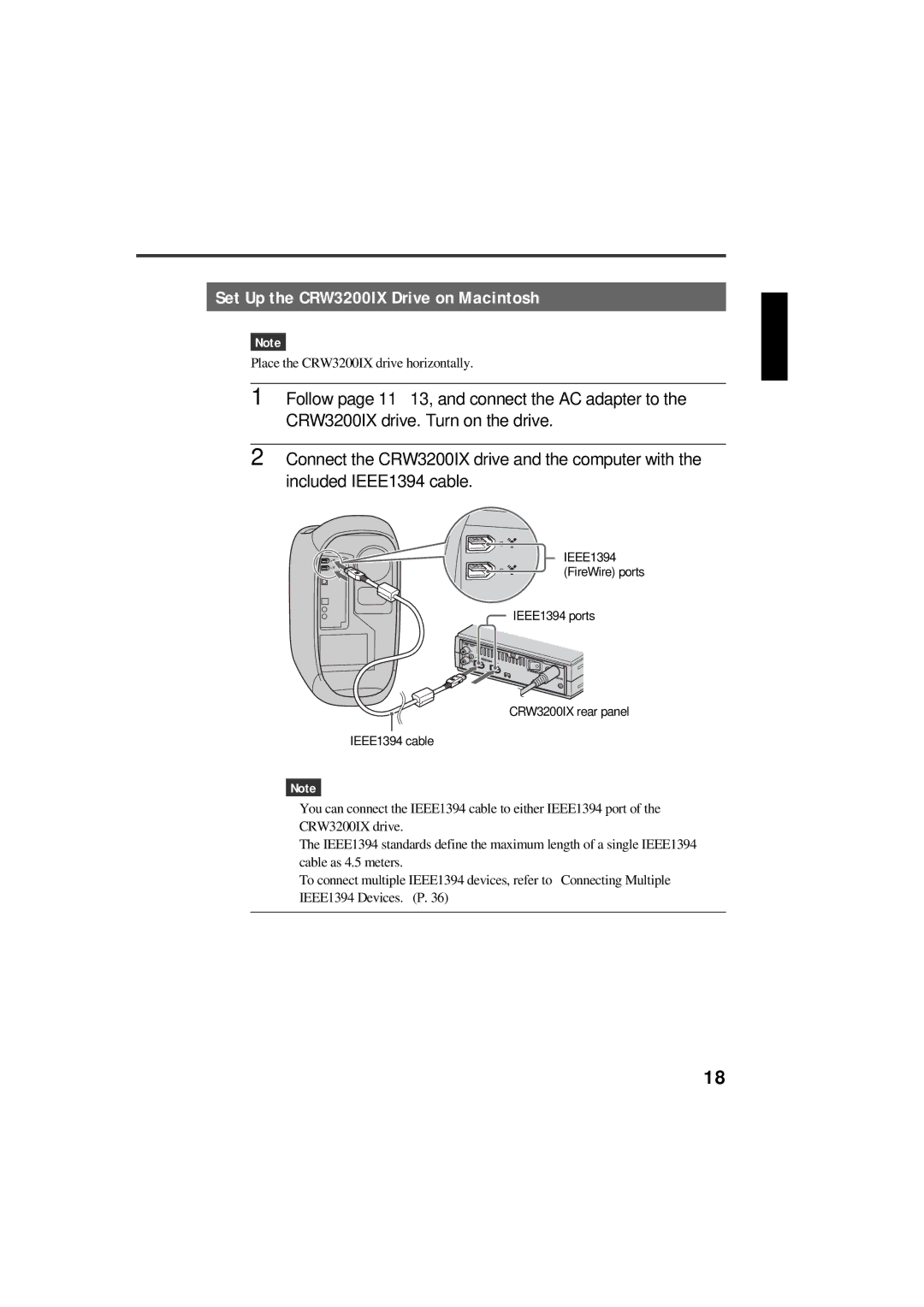 Yamaha manual Set Up the CRW3200IX Drive on Macintosh 