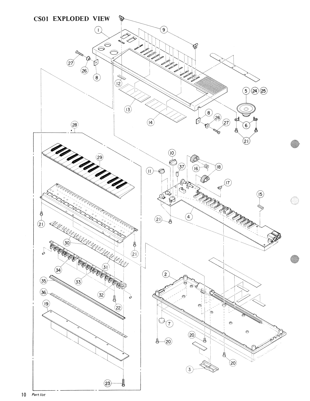 Yamaha CS 01 manual 