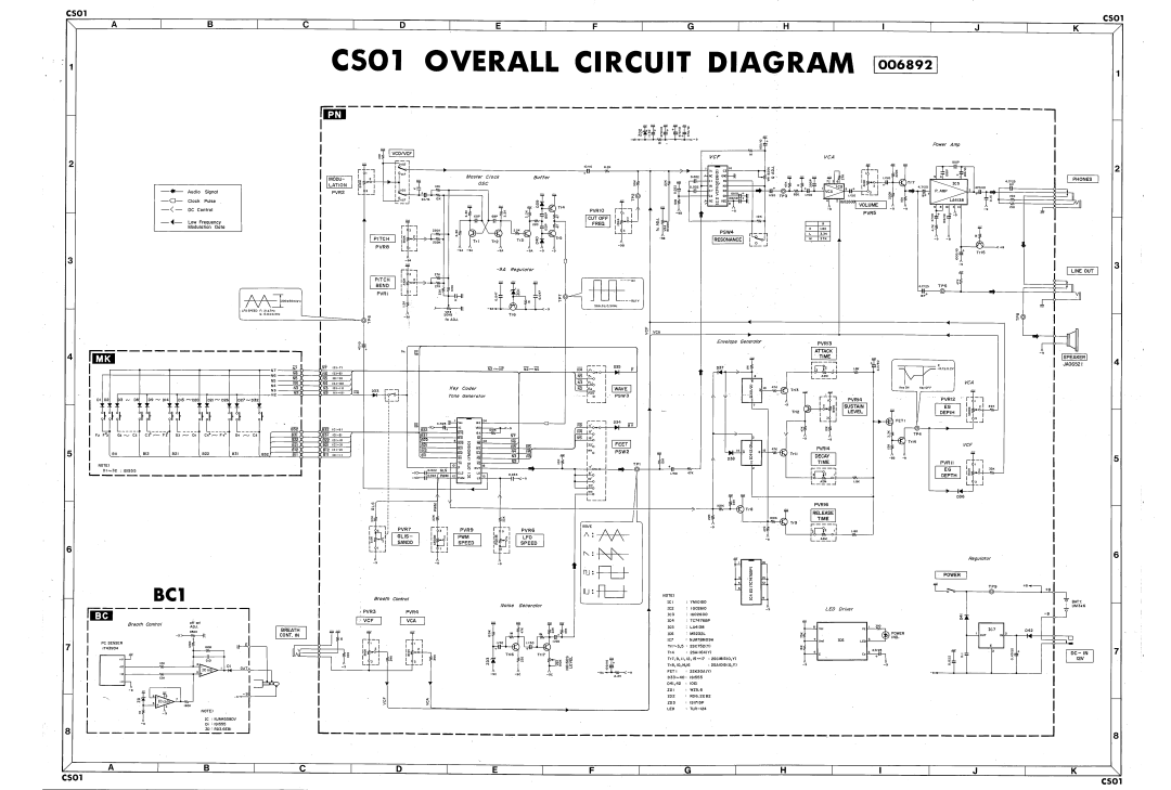 Yamaha CS 01 manual 