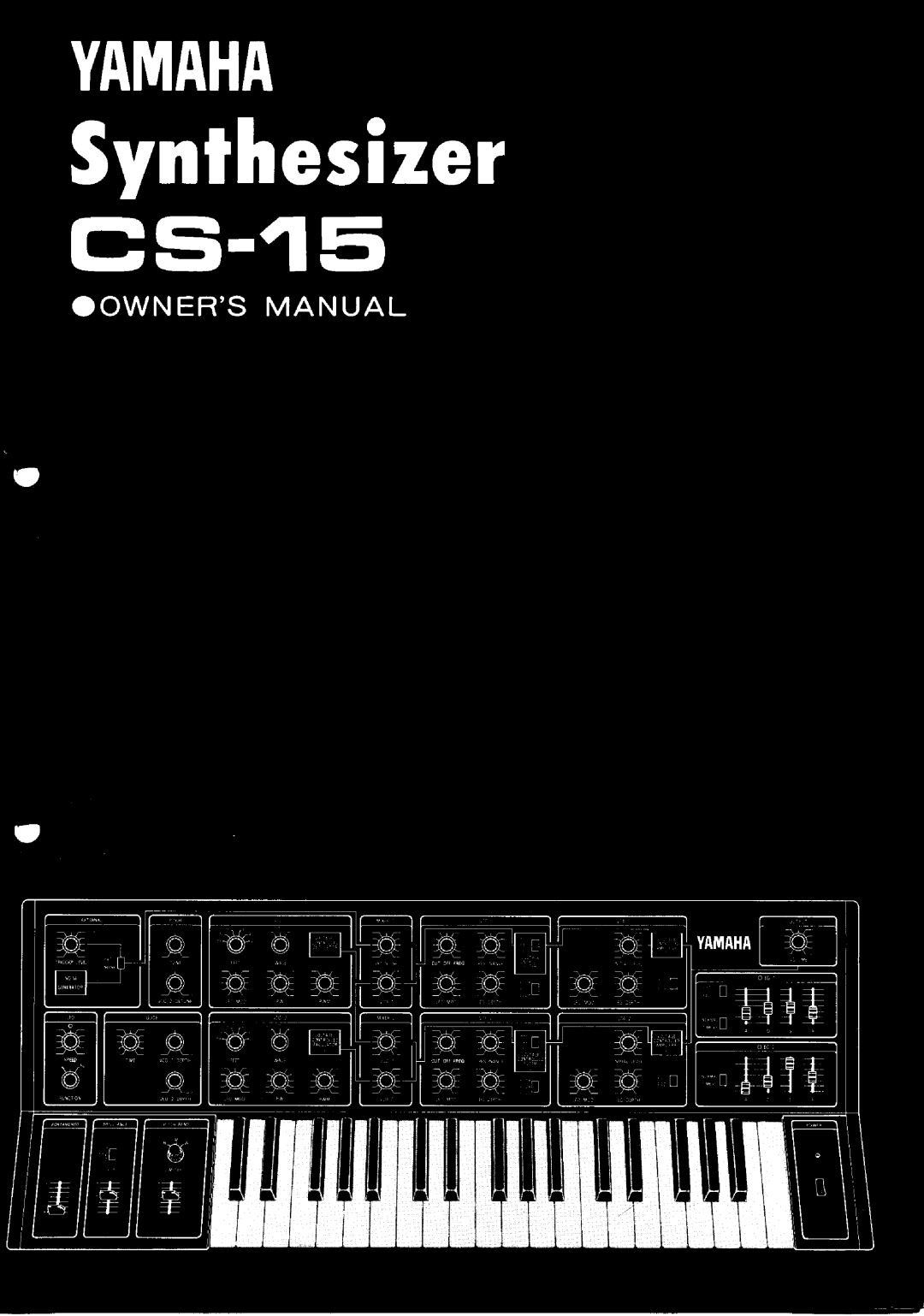 Yamaha CS-15 manual 