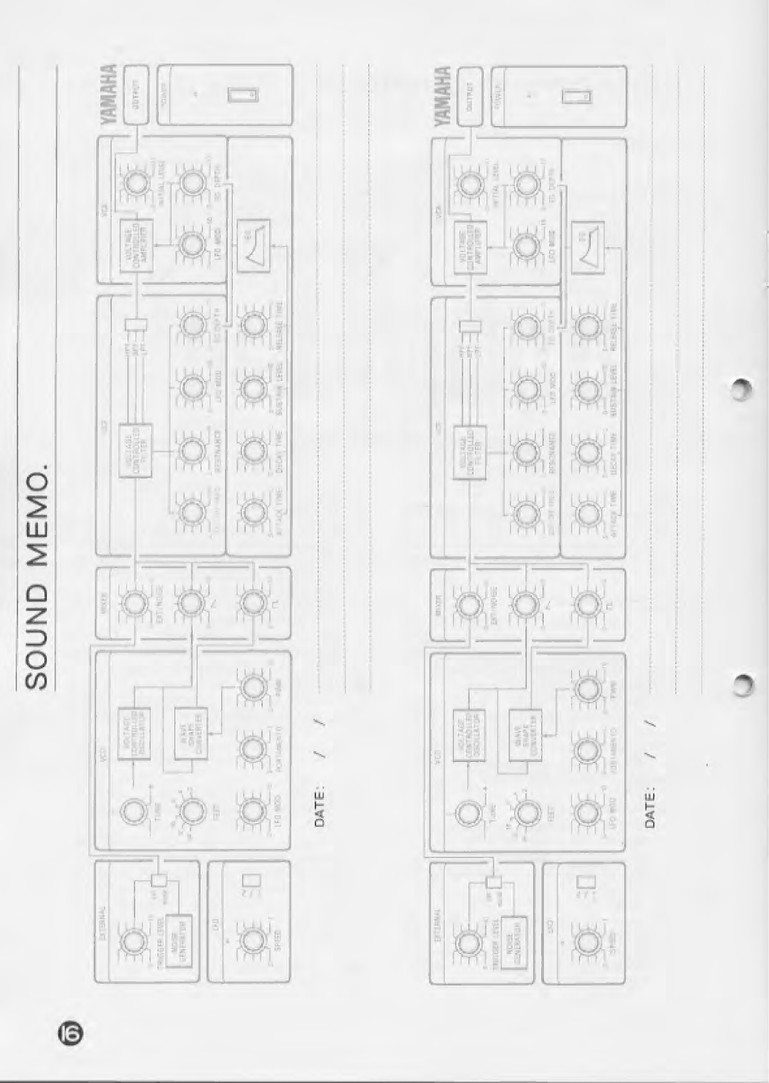 Yamaha CS-5 manual 