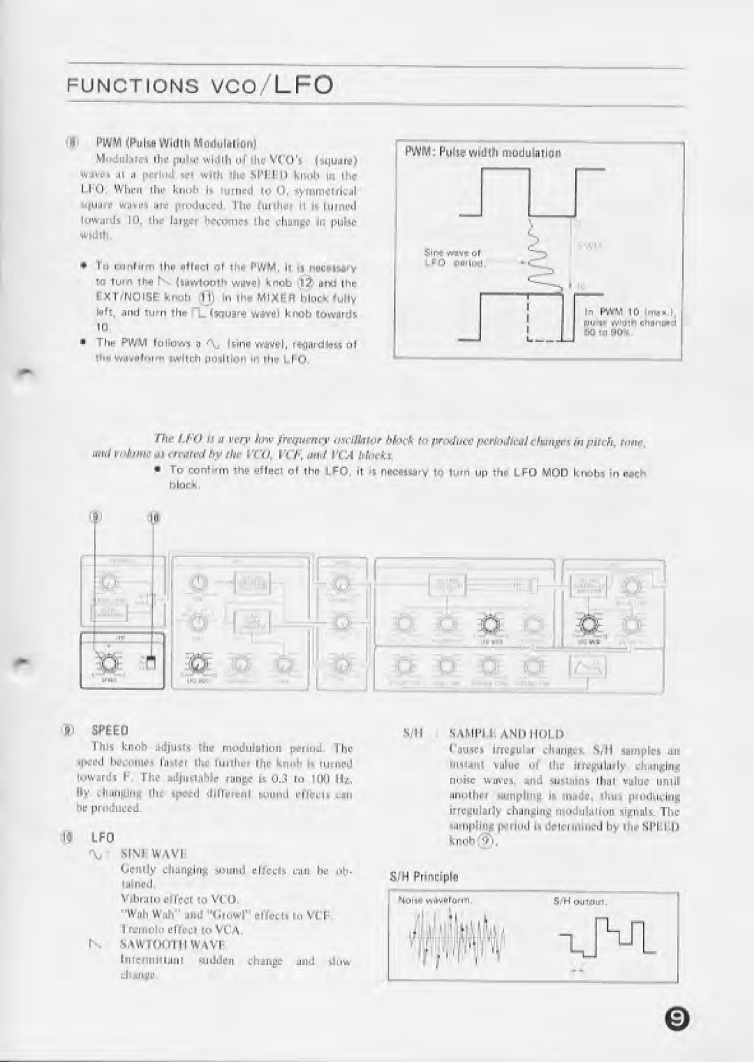 Yamaha CS-5 manual 