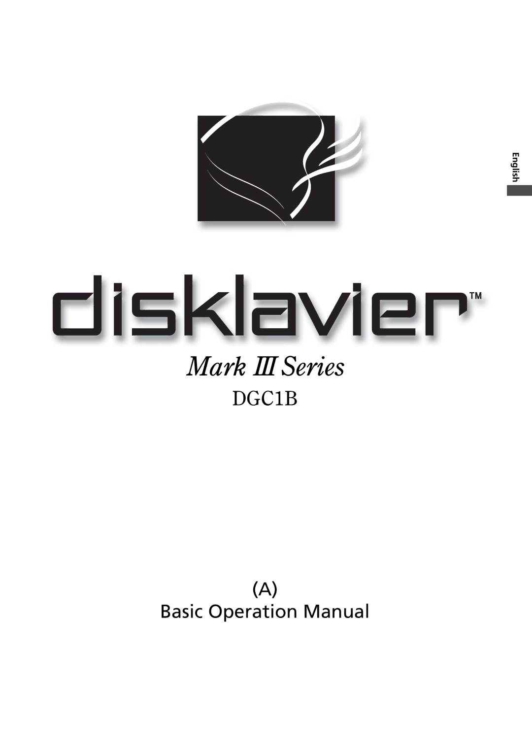 Yamaha DGC1B manual Mark III Series 