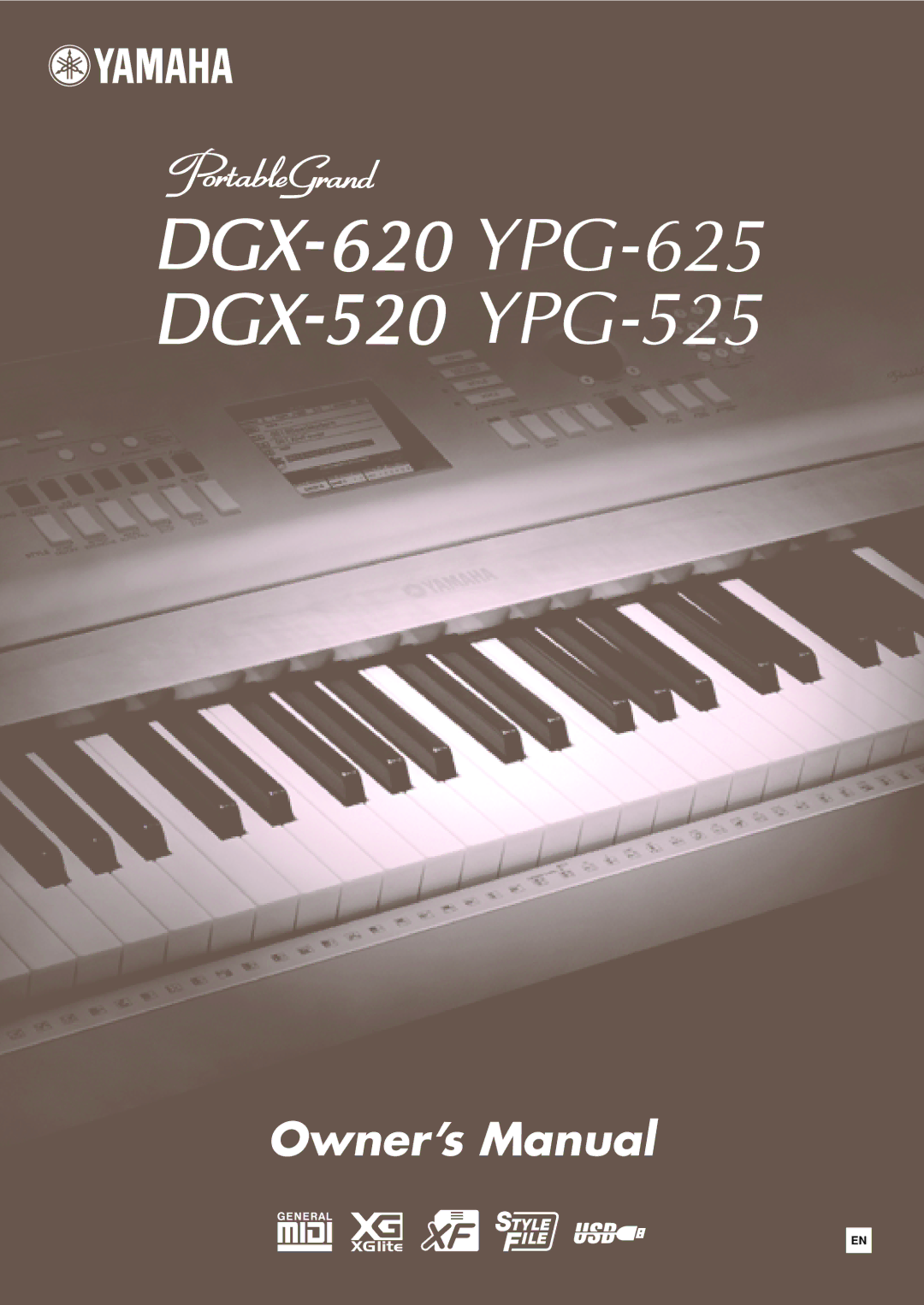 Yamaha DGX-620 owner manual 