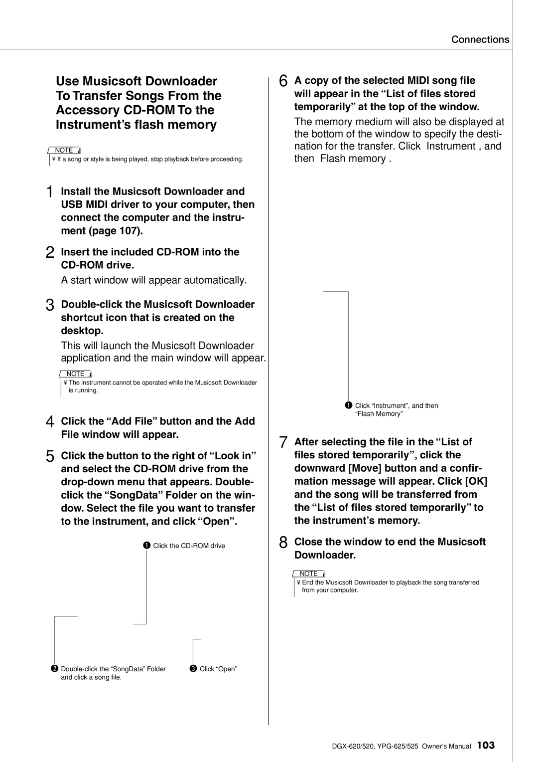 Yamaha DGX-620 owner manual Start window will appear automatically 