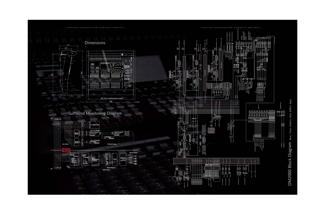 Yamaha DM 2000VCM manual Diagram 