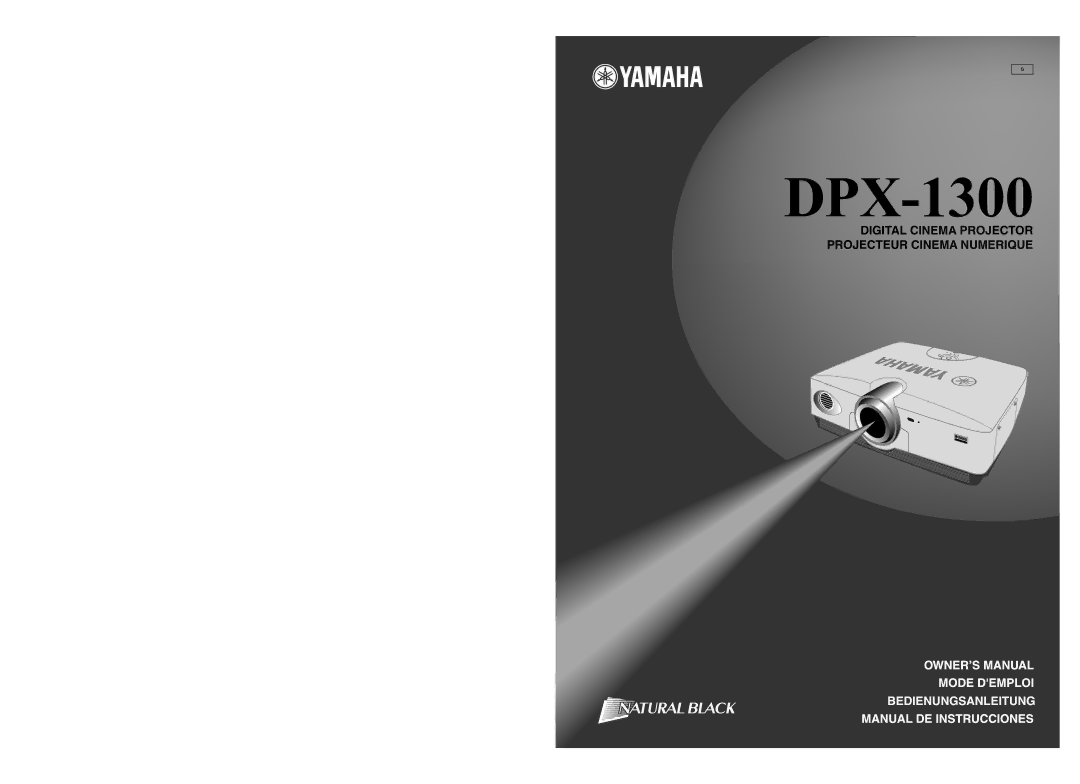 Yamaha DPX-1300 G manual 