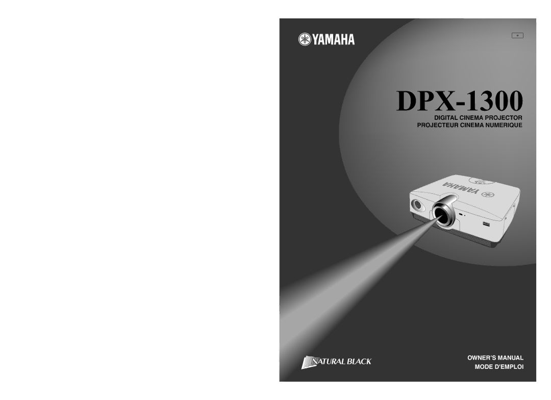 Yamaha DPX-1300 manual 