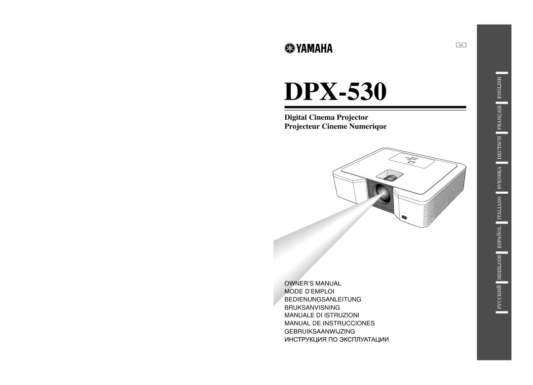 Yamaha DPX-530 owner manual 