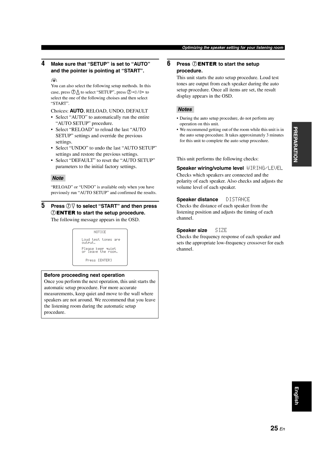 Yamaha DSP-AX563 owner manual 25 En 