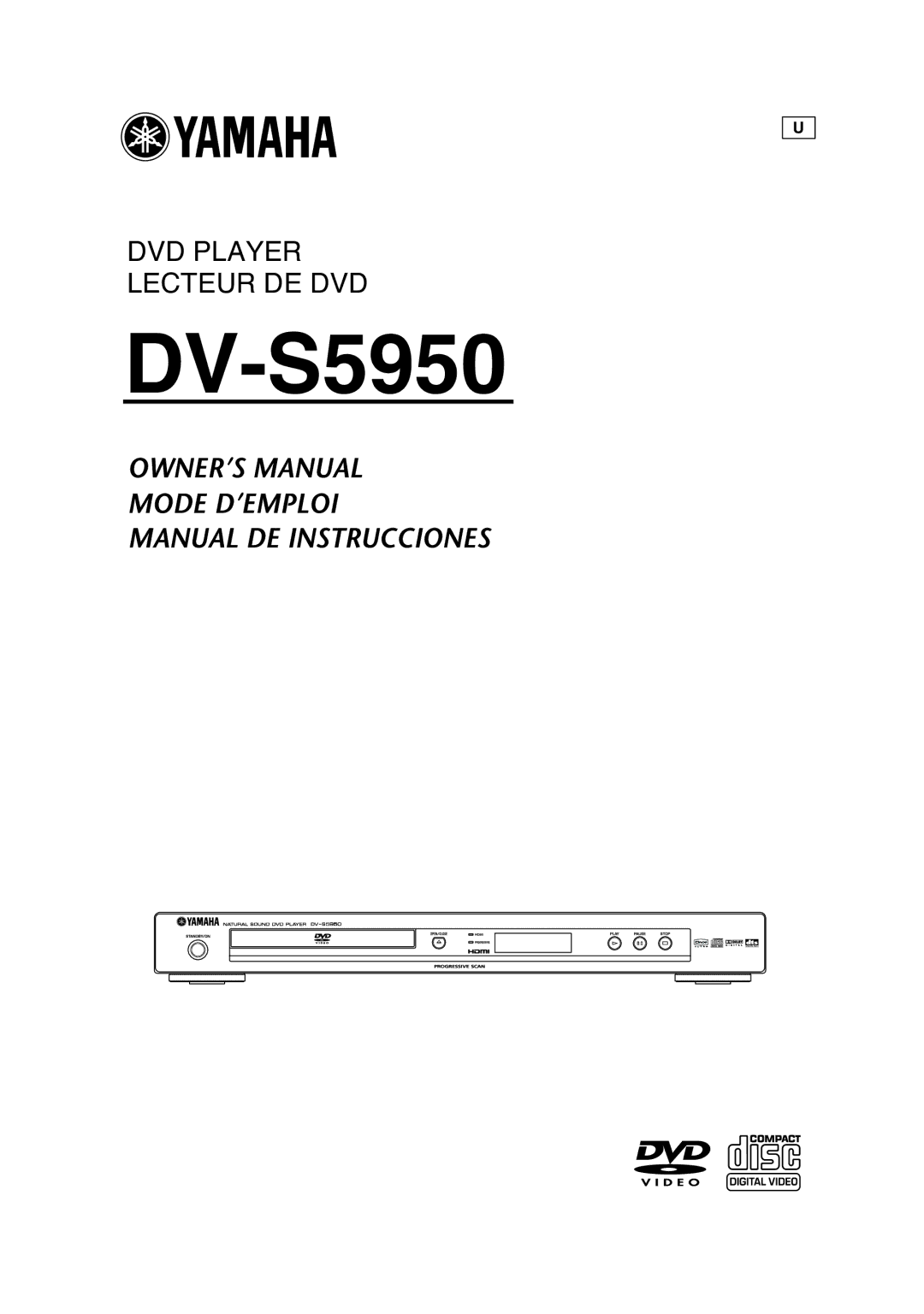 Yamaha DV-S5950 manual 