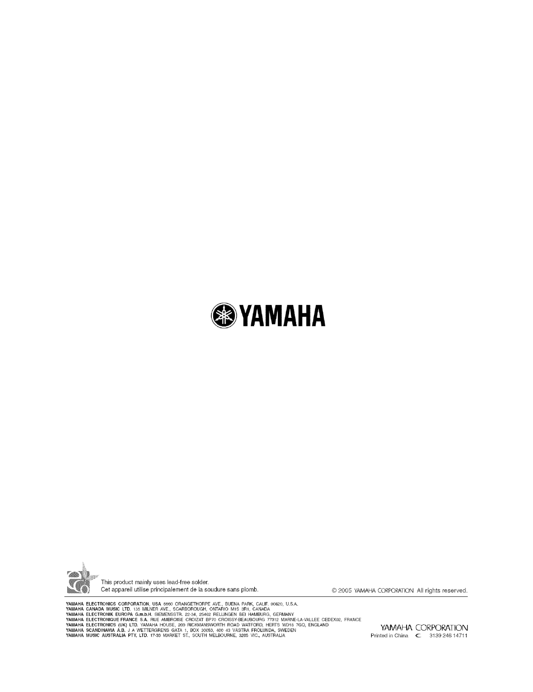 Yamaha NX-SW300, NX-C300, DVR-C300, NX-S300, NX-F300, DVX-C300SW owner manual Oyamaha 