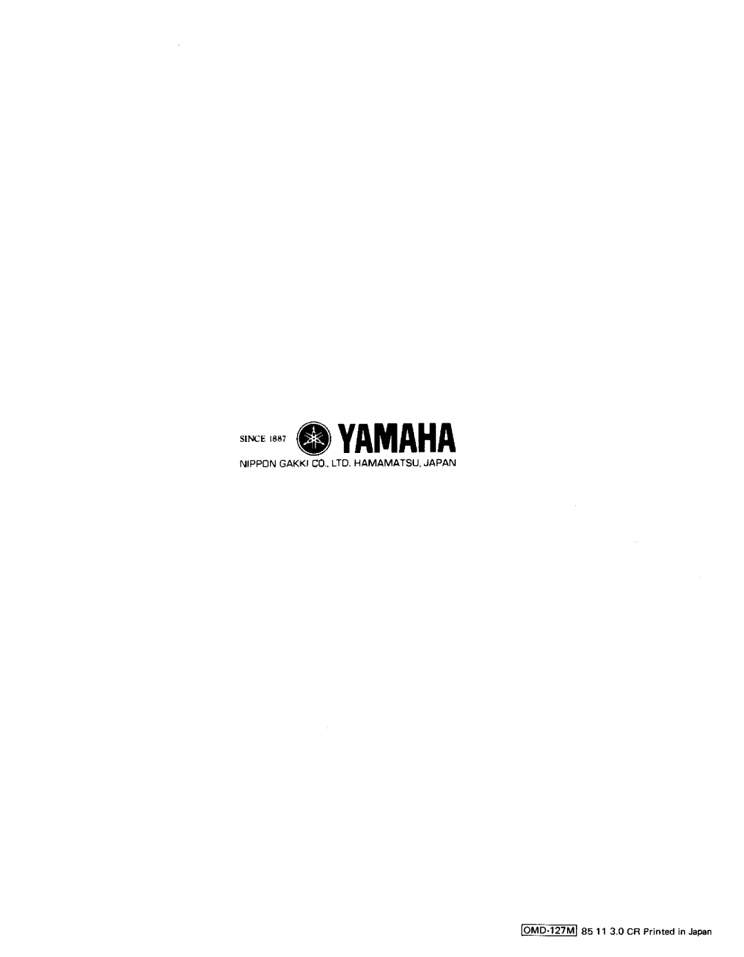 Yamaha DX21 manual 