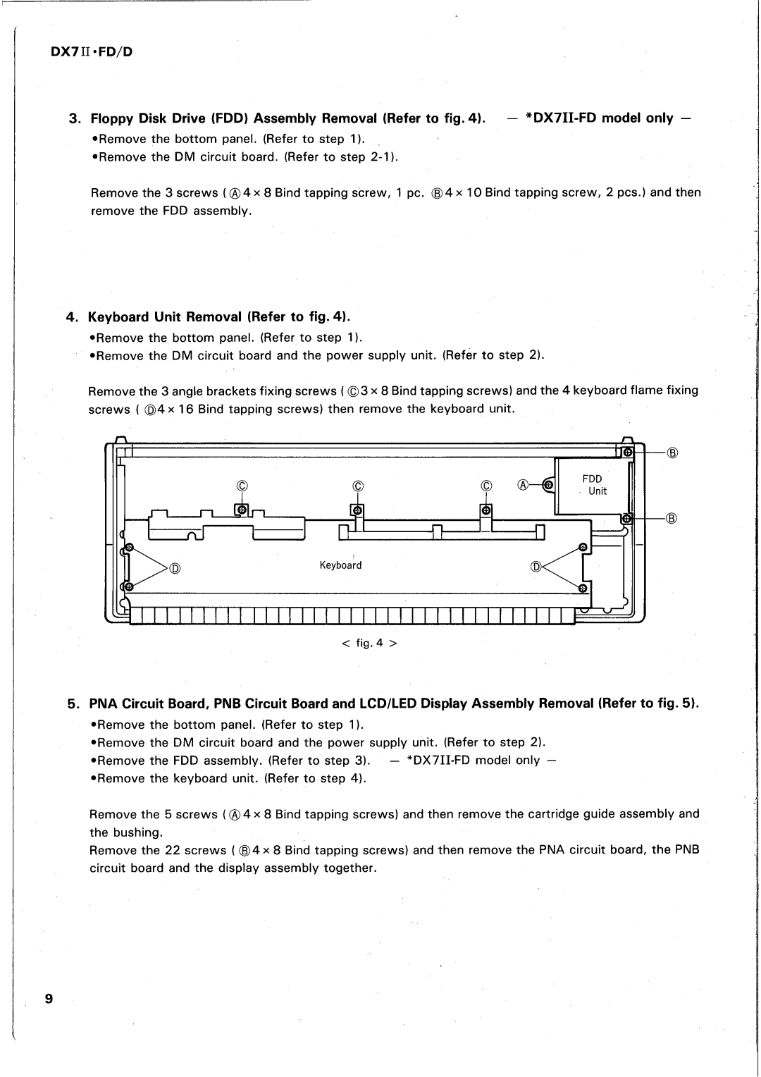 Yamaha DX7 II FD manual 