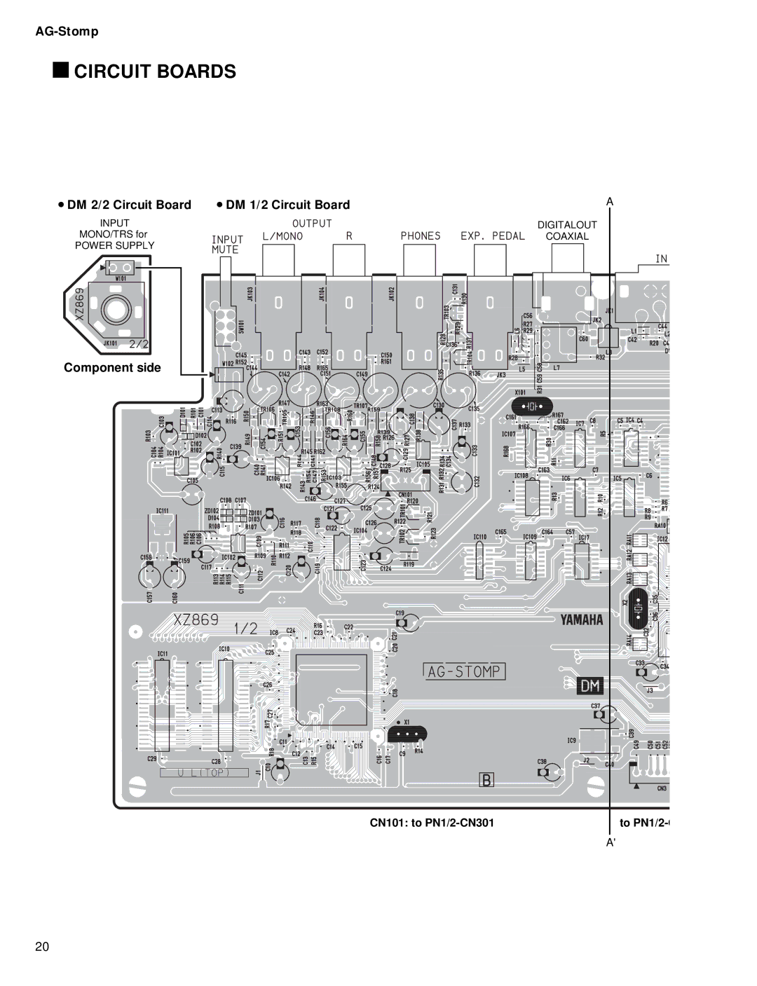 Yamaha GA 011589 service manual Circuit Boards 