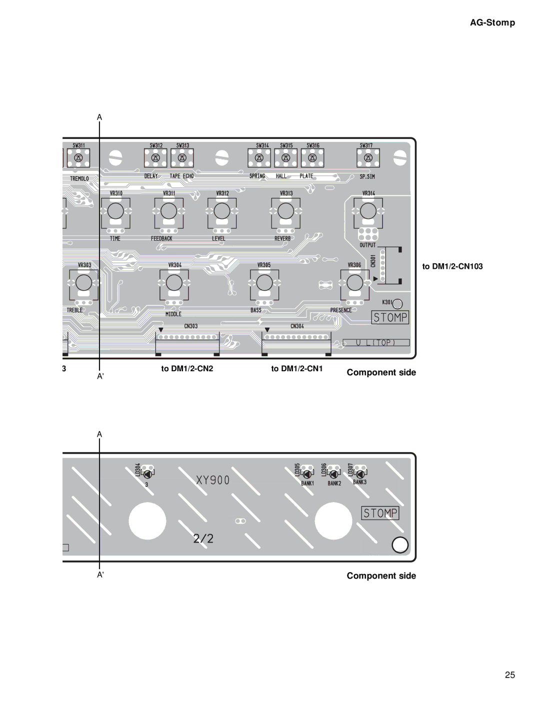 Yamaha GA 011589 service manual To DM1/2-CN103 