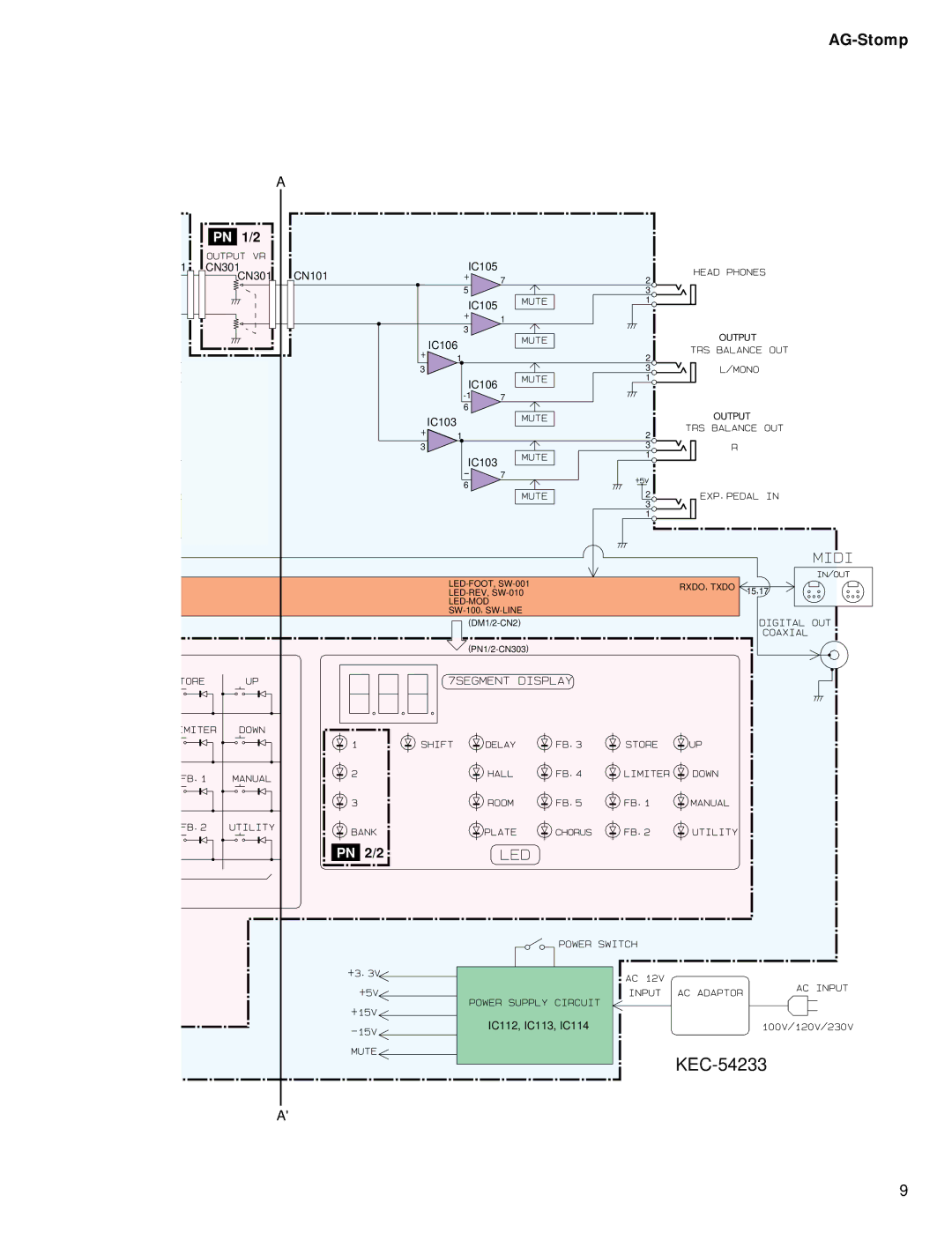 Yamaha GA 011589 service manual KEC-54233 