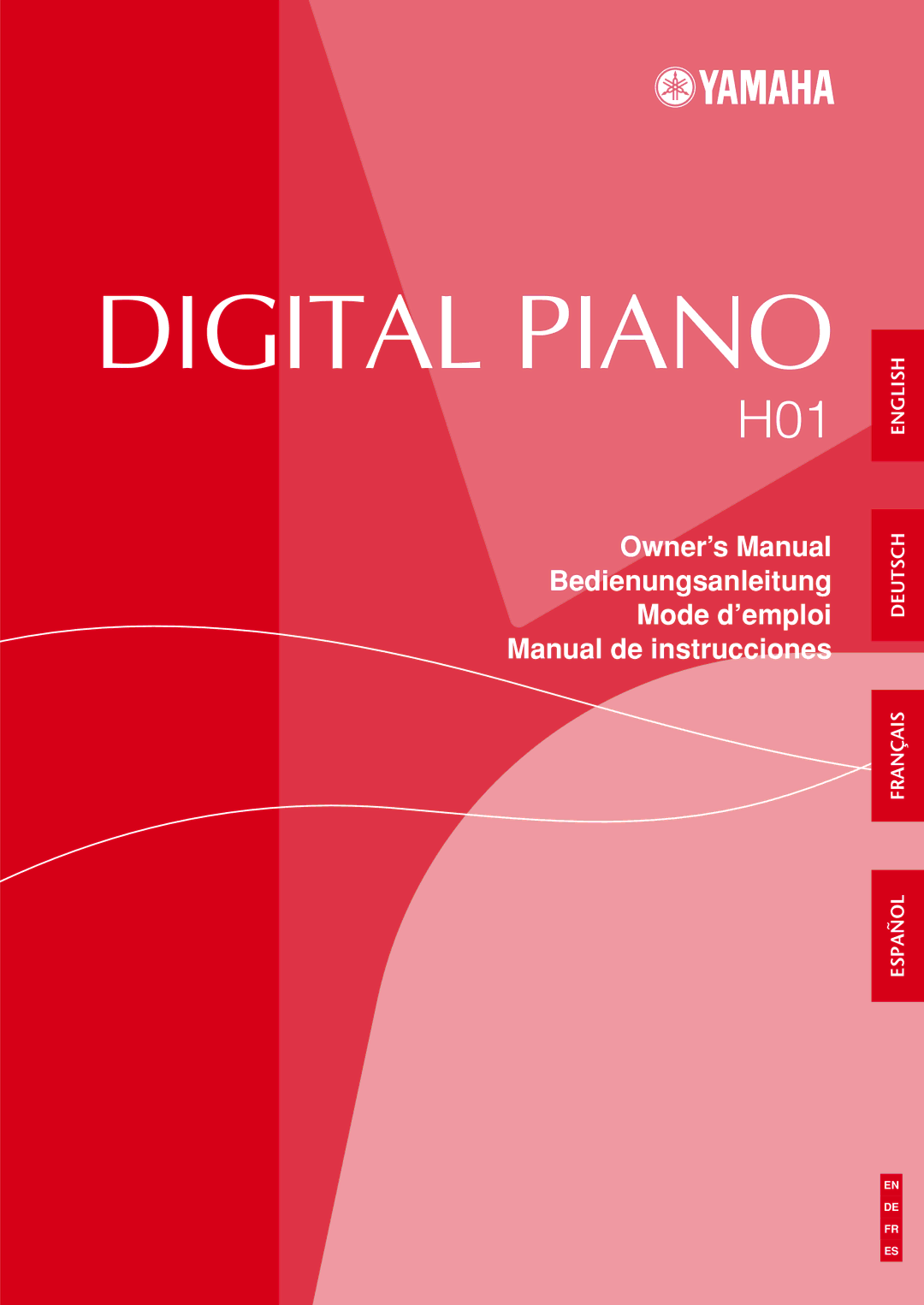 Yamaha H01 owner manual Digital Piano 