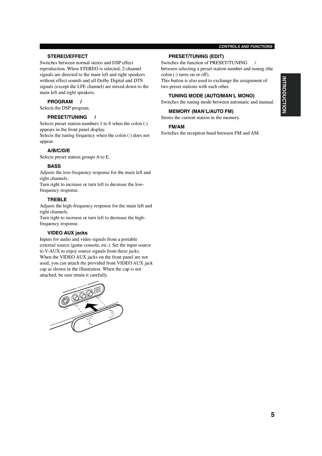 Yamaha HTR-5560 owner manual Stereo/Effect 