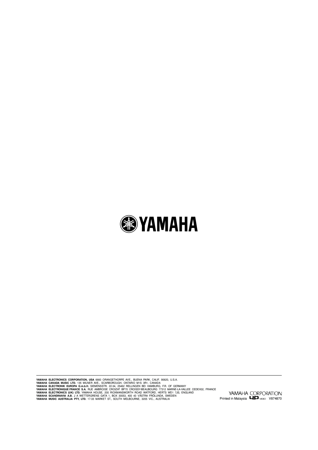 Yamaha HTR-5560 owner manual V874870 