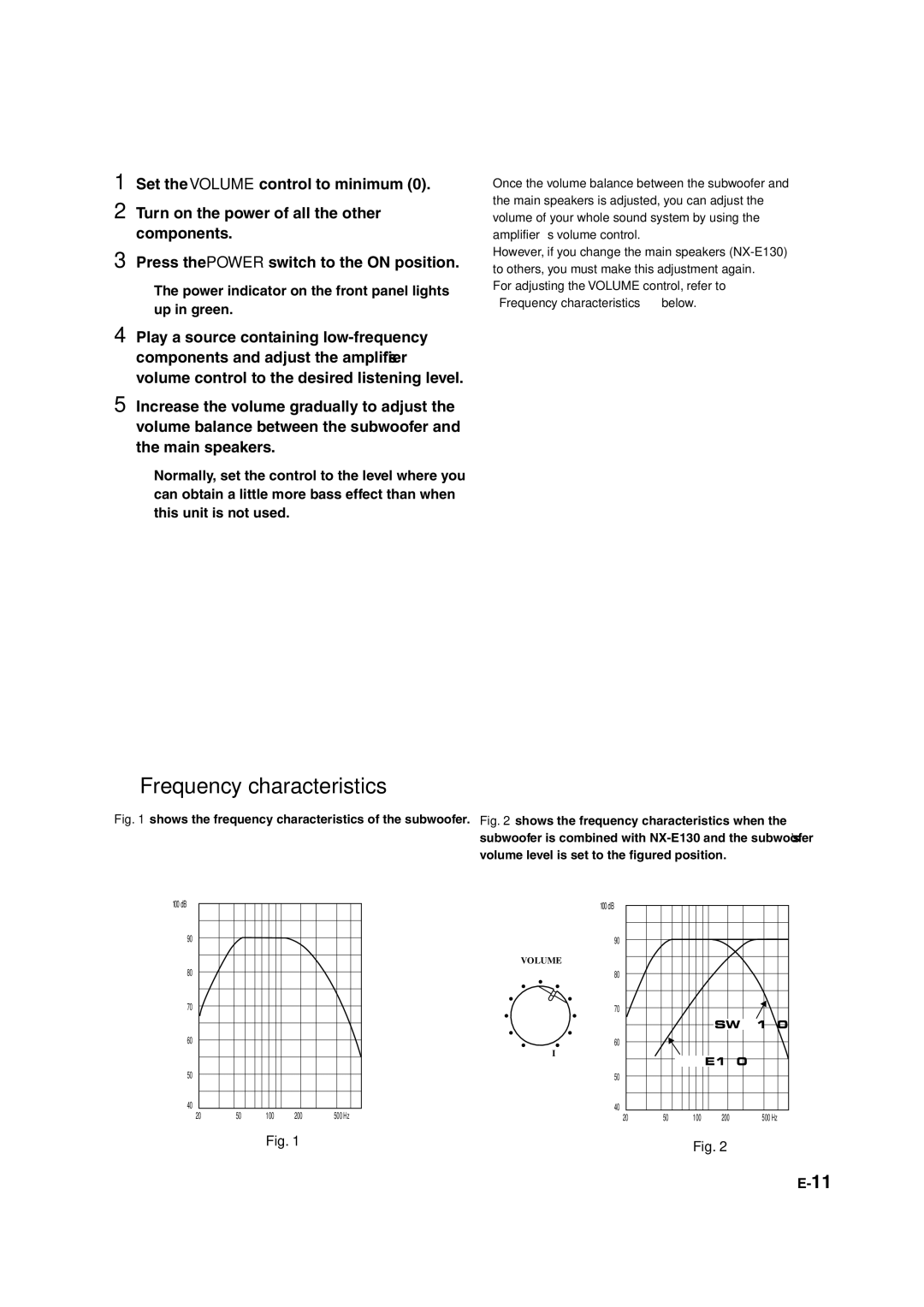 Yamaha HTR-5630RDS owner manual  Frequency characteristics 