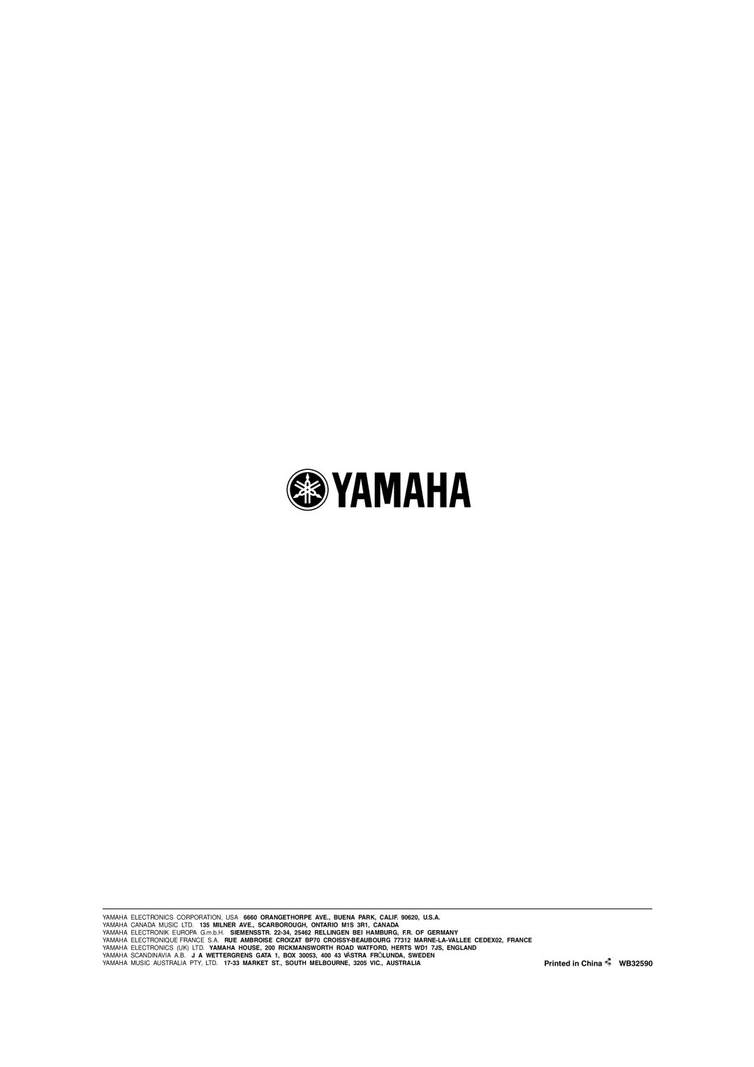 Yamaha HTR-5630RDS owner manual WB32590 